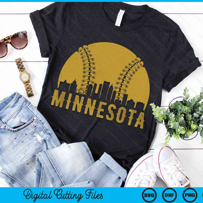 Minnesota Baseball Fan SVG PNG Cutting Printable Files