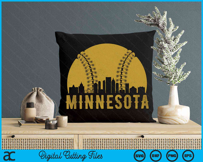 Minnesota Baseball Fan SVG PNG Cutting Printable Files