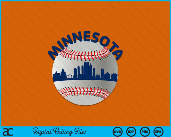Minnesota Baseball Team Fans of Space City SVG PNG Cutting Printable Files