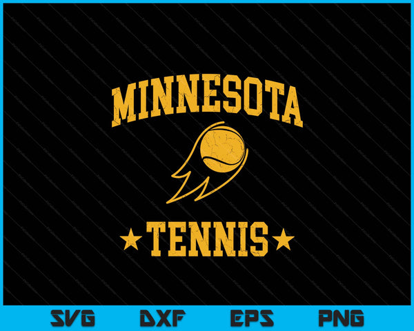 Minnesota rapids tennis vintage gameday retro tennis lover SVG cut file