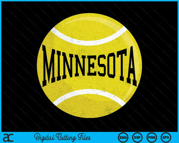 Minnesota Tennis Fan SVG PNG Digital Cutting Files