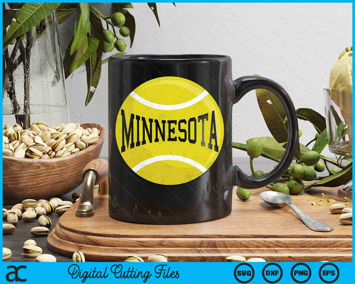 Minnesota Tennis Fan SVG PNG Digital Cutting Files