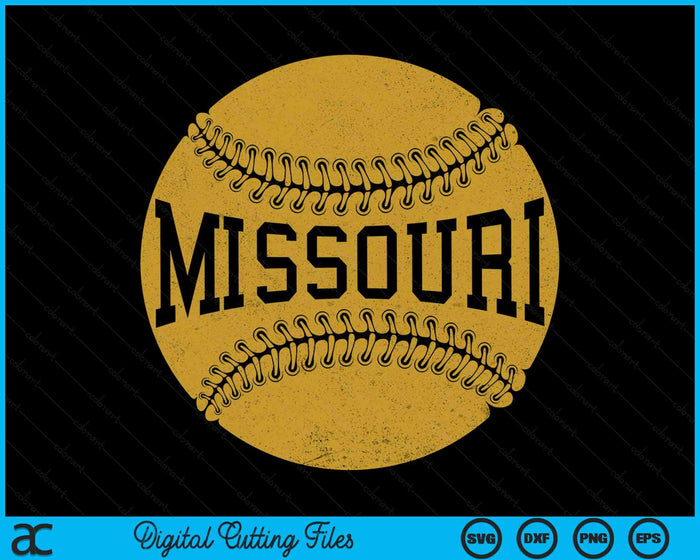 Missouri honkbal fan SVG PNG digitale snijbestanden 