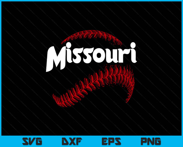 Missouri Baseball Lovers Vintage Baseball Lovers Fans SVG PNG Digital Printable Files