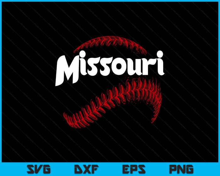 Missouri Baseball Lovers Vintage Baseball Lovers Fans SVG PNG Digital Printable Files