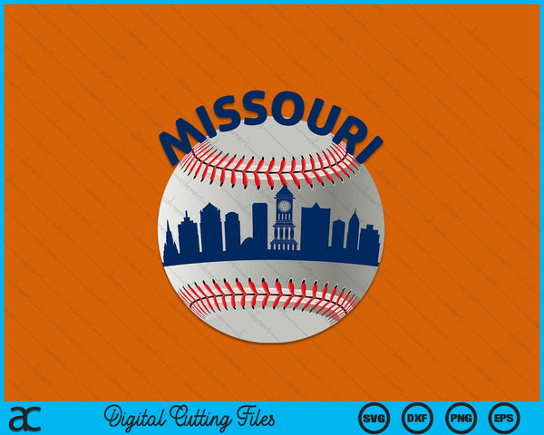 Missouri Baseball Team Fans of Space City SVG PNG Cutting Printable Files