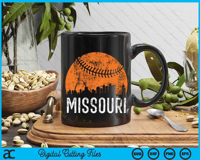 Missouri Skyline Missouri Baseball SVG PNG Printable Cutting Files