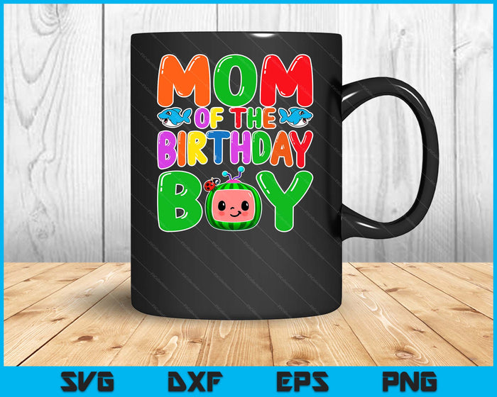 Mom And Dad Of The Birthday Boy Funny Melon Family Matching SVG PNG Digital Printable Files