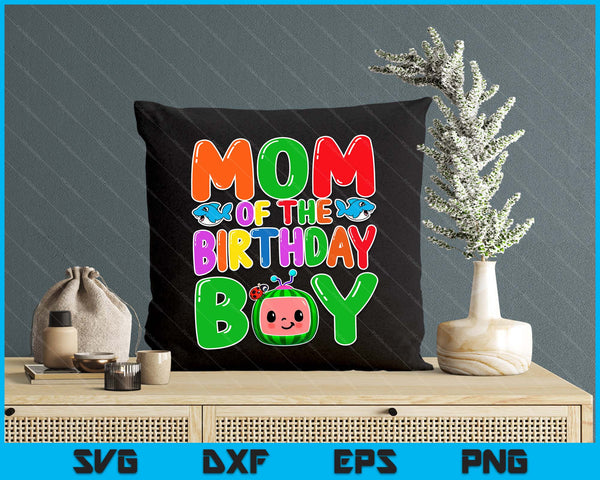 Mom And Dad Of The Birthday Boy Funny Melon Family Matching SVG PNG Digital Printable Files