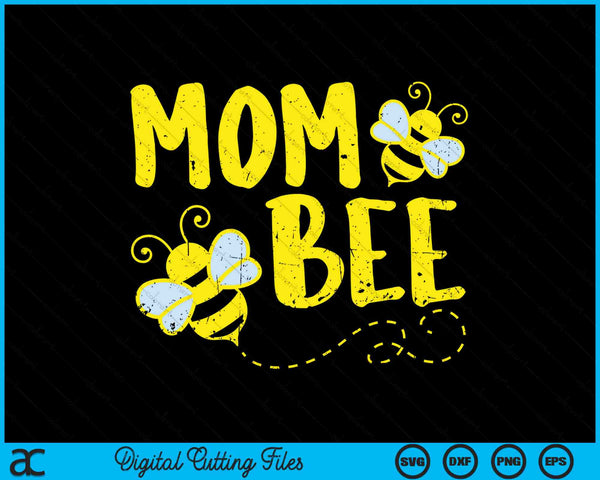 Moeder Bee familie bijpassende bijenteelt moeder SVG PNG digitale snijbestanden
