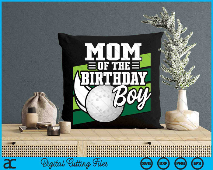 Mom Of The Birthday Boy Hockey Lover Birthday SVG PNG Digital Printable Files