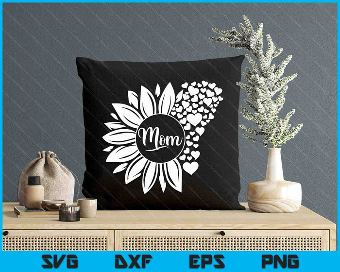 Mom Sunflower SVG PNG Digital Printable Files