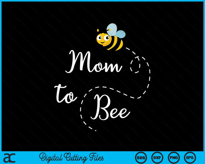 Moeder tot Bee schattige zwangerschap Announcemen SVG PNG digitale snijbestanden
