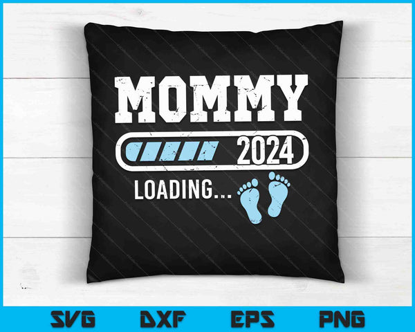 Mommy 2024 Loading for Pregnancy Announcement SVG PNG Digital Cutting Files