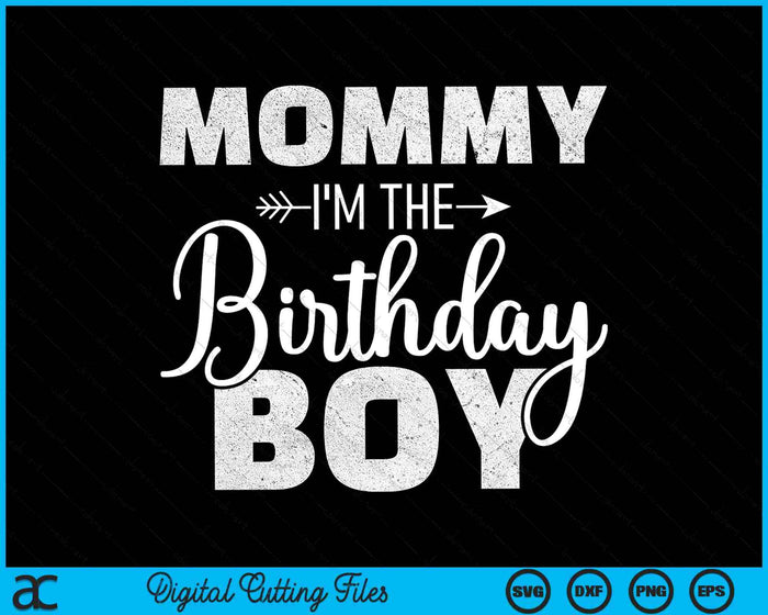 Mamá del cumpleañero hijo familia coincidente para mamá SVG PNG cortando archivos imprimibles