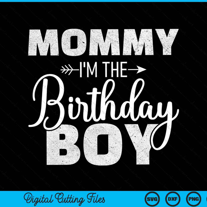 Mamá del cumpleañero hijo familia coincidente para mamá SVG PNG cortando archivos imprimibles