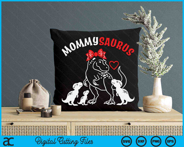 Mommysaurus mama Tyrannosaurus Dinosaur Moederdag SVG PNG digitale snijbestanden