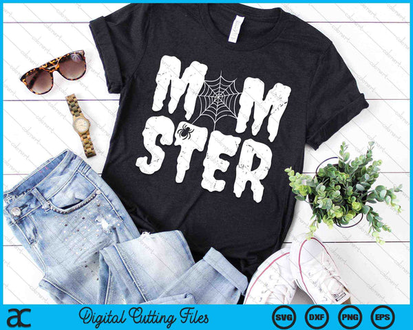 Momster Monster Mom Halloween SVG PNG Digital Cutting Files