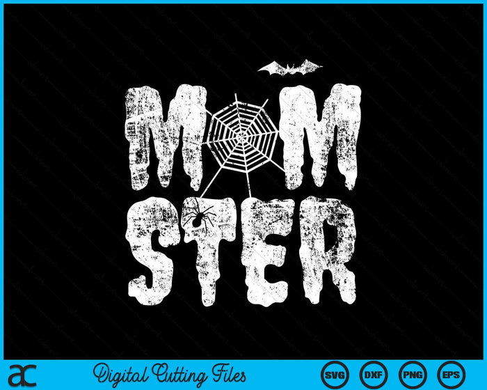 Momster Monster Mom Halloween Funny SVG PNG Digital Cutting Files