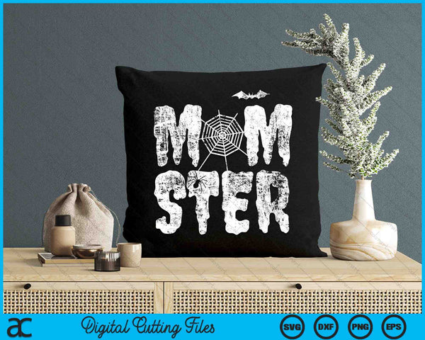 Momster Monster moeder Halloween grappige SVG PNG digitale snijbestanden