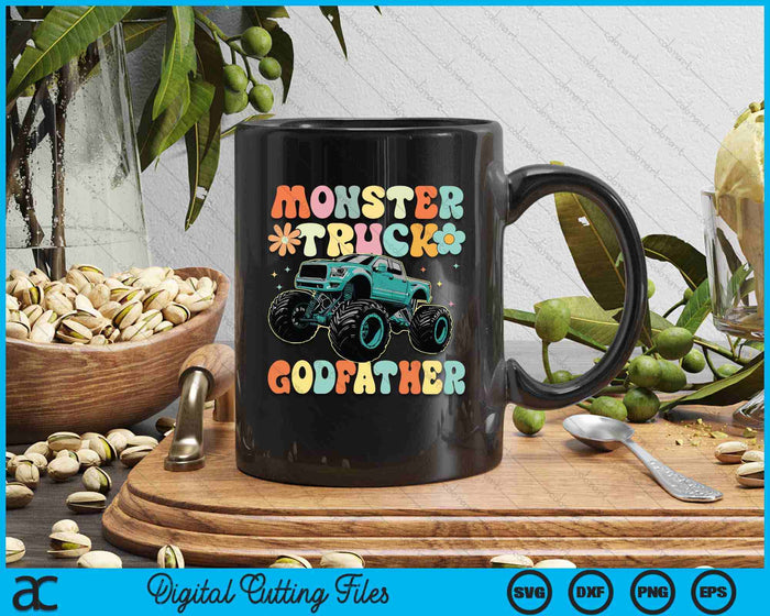Monster Truck Godfather Groovy Truck Lover SVG PNG Digital Printable Files