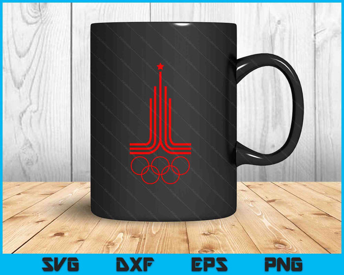 Moscow 1980 Games SOVI8 Vintage Propaganda SVG PNG Digital Printable Files