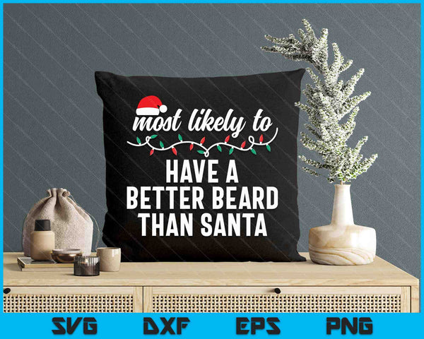 Most Likely To Christmas Shirt Matching Family Pajamas Funny SVG PNG Digital Printable Files