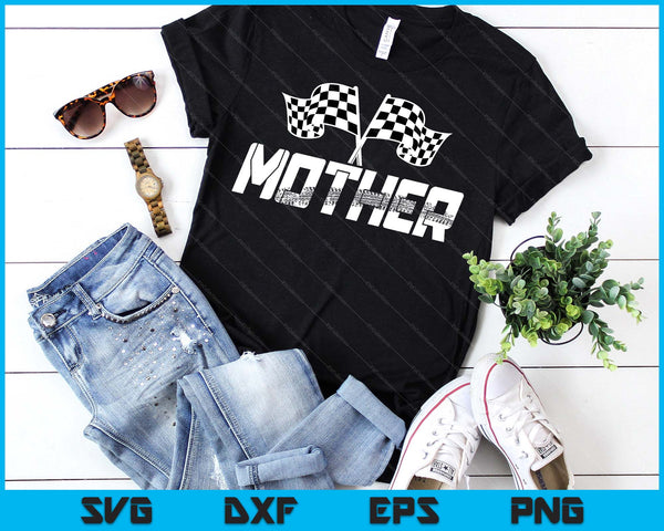 Mother Pit Crew Family Racing Birthday Race Car SVG PNG Digital Printable Files