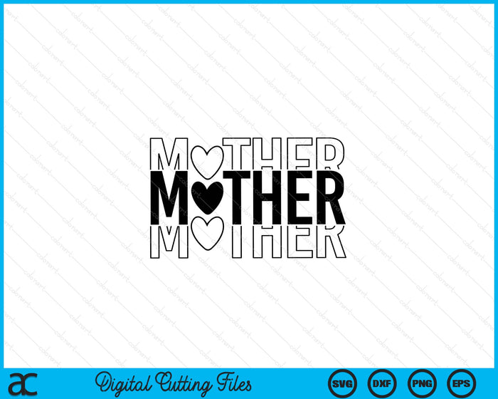 Mother's Day Mom Design SVG PNG Digital Printable Files