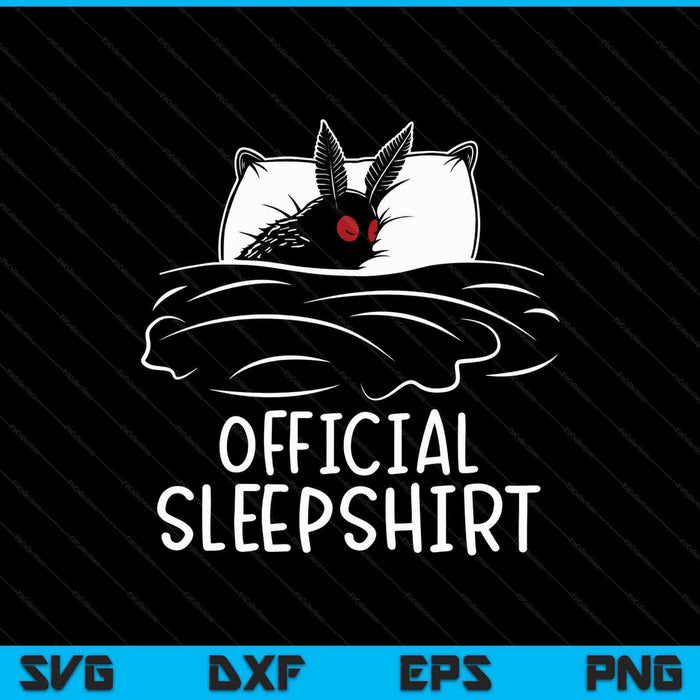 Mothman Cryptid Official Sleep SVG PNG Digital Printable Files
