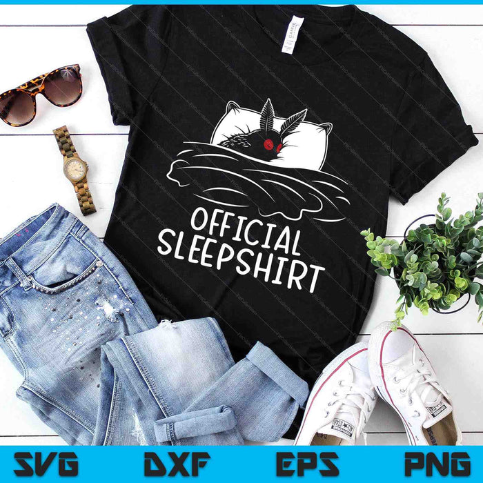Mothman Cryptid Official Sleep SVG PNG Digital Printable Files