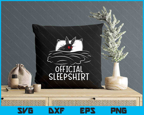 Mothman Cryptid Official Sleep SVG PNG Digital Printable Files
