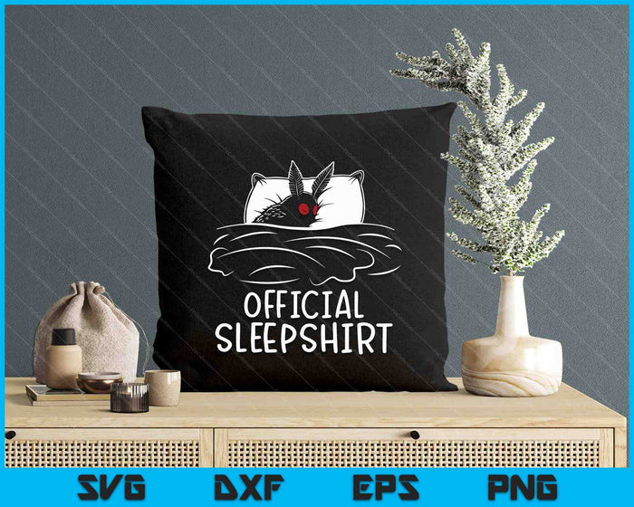 Mothman Cryptid Official Sleep SVG PNG Digital Printable Files