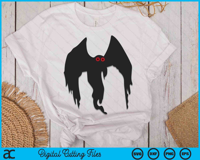 Mothman Point Pleasant Retro Cryptid Vintage SVG PNG Digital Cutting Files