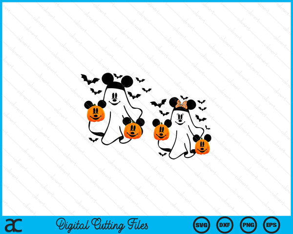 Mouse Ghost Halloween SVG PNG Digital Cutting Files