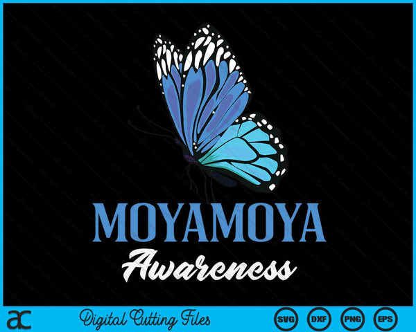 Moyamoya Awareness Butterfly SVG PNG Digital Cutting Files