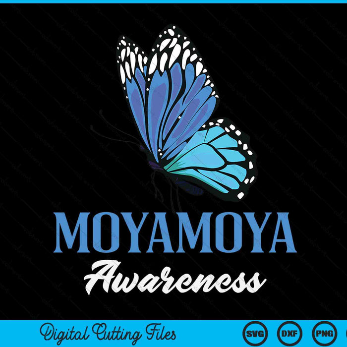Moyamoya awareness butterfly SVG cut file