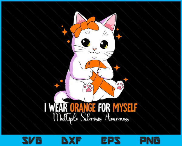 Multiple sclerosis awareness SVG cut file