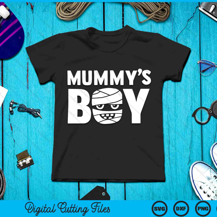 Mummy's Boy Funny Halloween Costume SVG PNG Digital Cutting Files