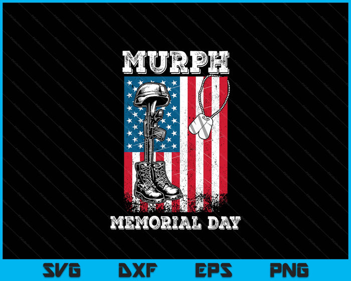 Murph Workout Challenge American Memorial Day Murph SVG PNG Digital Printable Files
