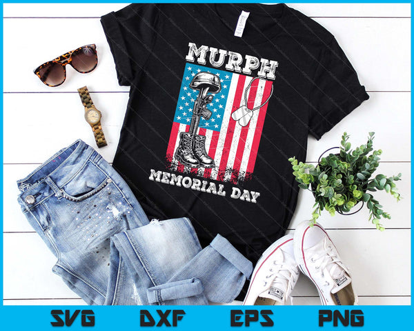 Murph Workout Challenge American Memorial Day Murph SVG PNG Digital Printable Files