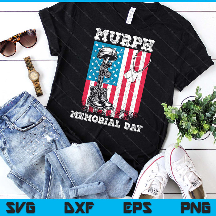 Murph Workout Challenge American Memorial Day Murph SVG PNG Digital Printable Files