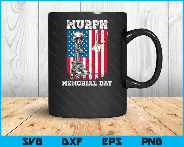 Murph Workout Challenge American Memorial Day Murph SVG PNG Digital Printable Files