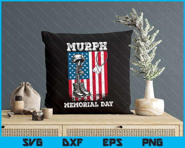 Murph Workout Challenge American Memorial Day Murph SVG PNG Digital Printable Files