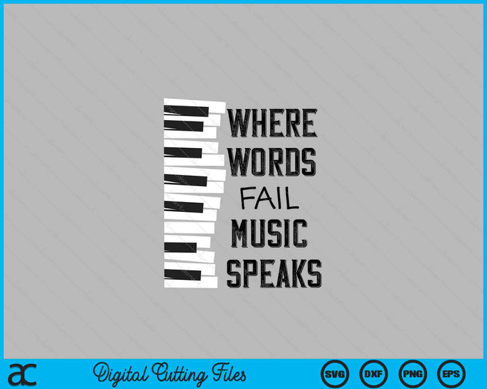 Music Lovers Themed SVG PNG Digital Printable Files