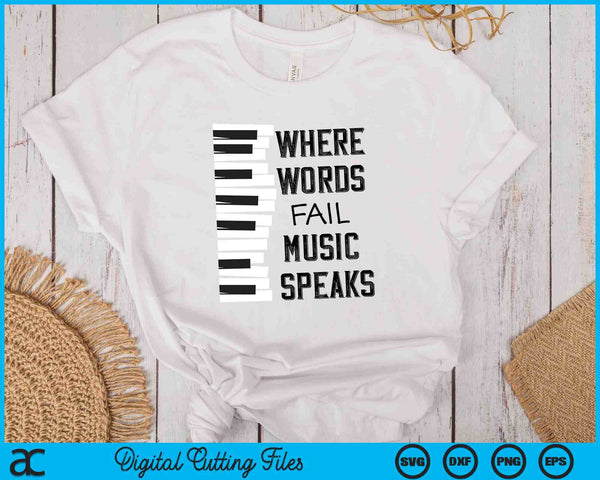 Music Lovers Themed SVG PNG Digital Printable Files