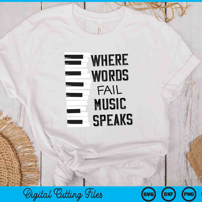 Music Lovers Themed SVG PNG Digital Printable Files