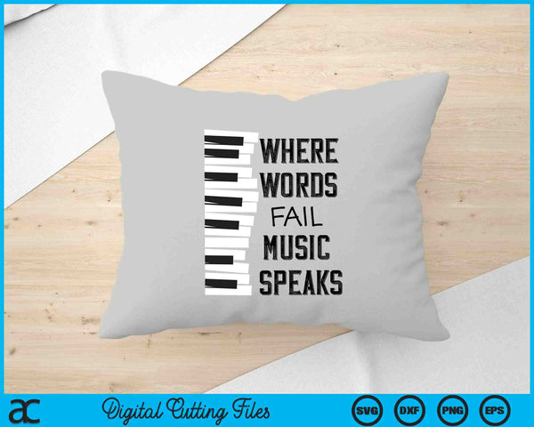 Music Lovers Themed SVG PNG Digital Printable Files