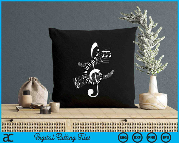 Music Notes Music Music Clef SVG PNG Digital Printable Files