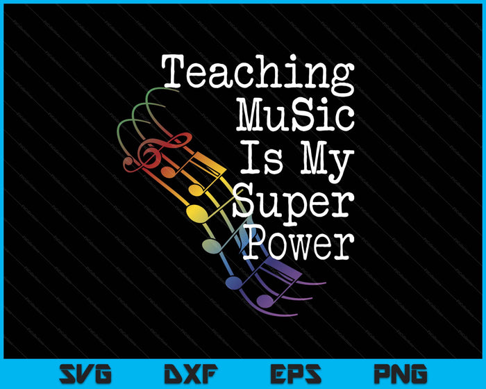 Music Teacher SVG PNG Digital Printable Files